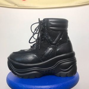 YRU Rare Boot Platforms with Slice Girl vibes